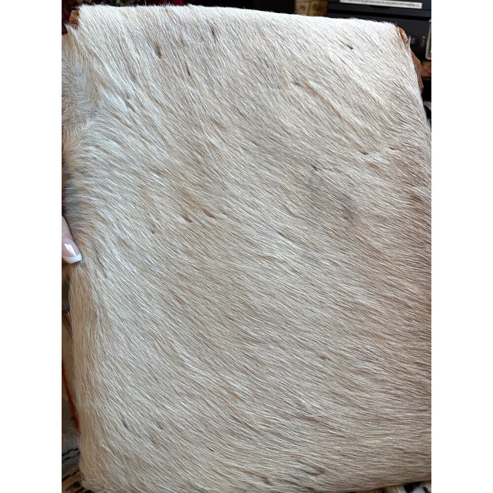 White Hair on Cowhide and Leather Crossbody Bag/Purse - Picture 12 of 14
